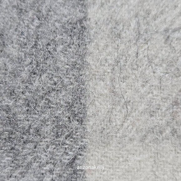 NWOT Kiltane of Scotland Lambswool Scarf Yellow, Grey, Cream - Picture 9 of 12